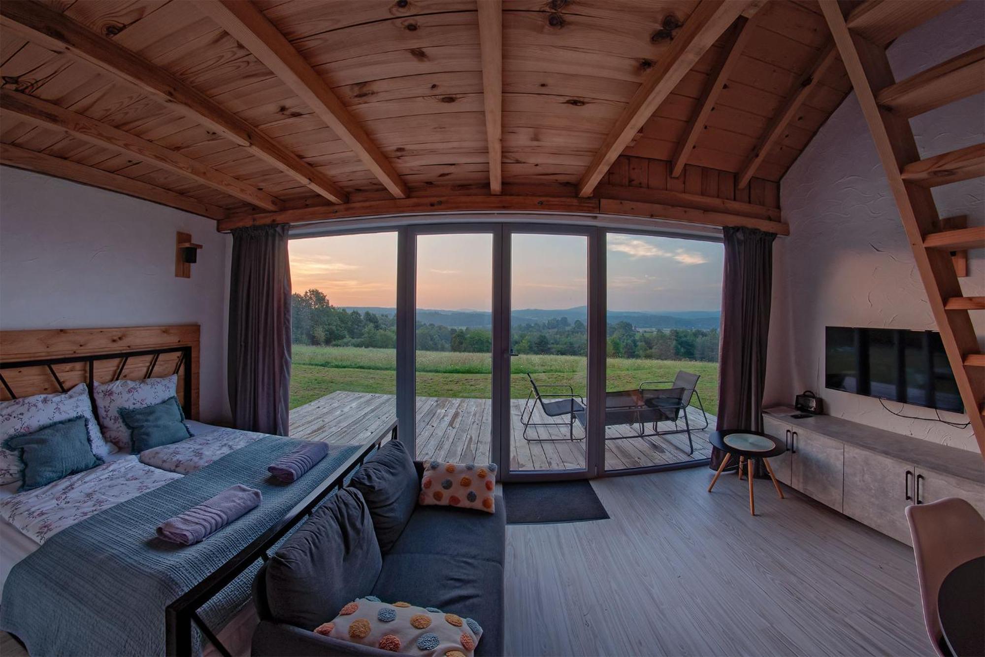 Widokowe Stodoly Bieszczady Villa Lesko Ngoại thất bức ảnh